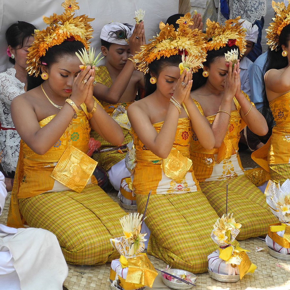 Bali - Zeremonie Vorbereitung